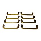 Vintage Brass Kitchen Cabinet Handles Pulls Lot Of 8