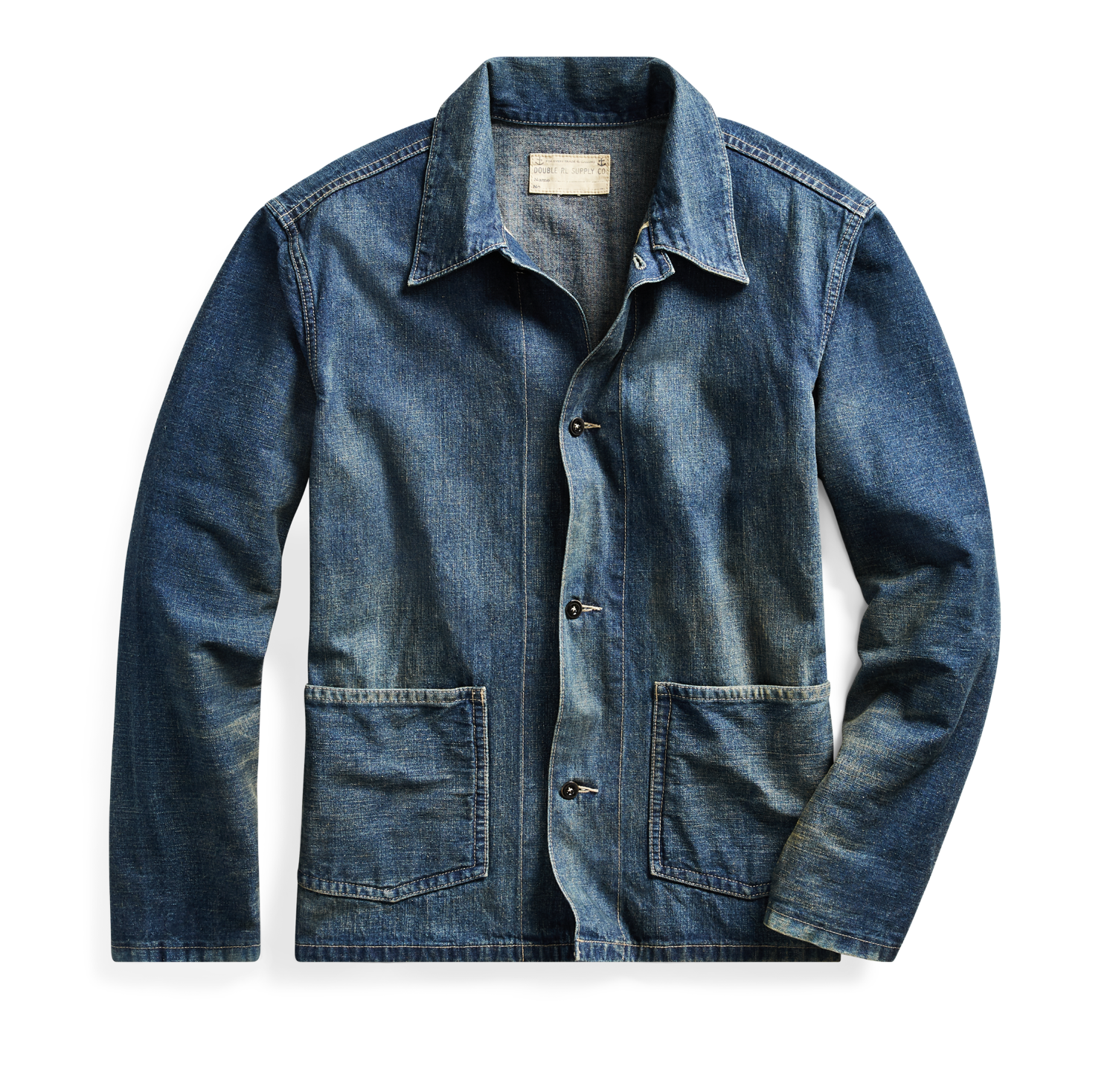 定価¥75.900 RRL 美品 21ss Indigo Chore Coat古着屋dropOutアウター