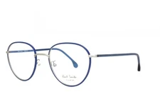 Paul Smith ALBION V2 New Eyeglasses Rx Frame 53-21-145 BLUE SILVER P003 V2 04
