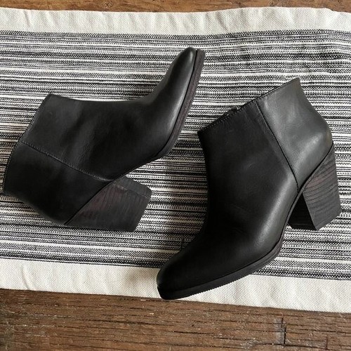 Rachel Comey Mars schwarze Leder-Stiefeletten Booties Damengröße 6,5 - Bild 2 von 11
