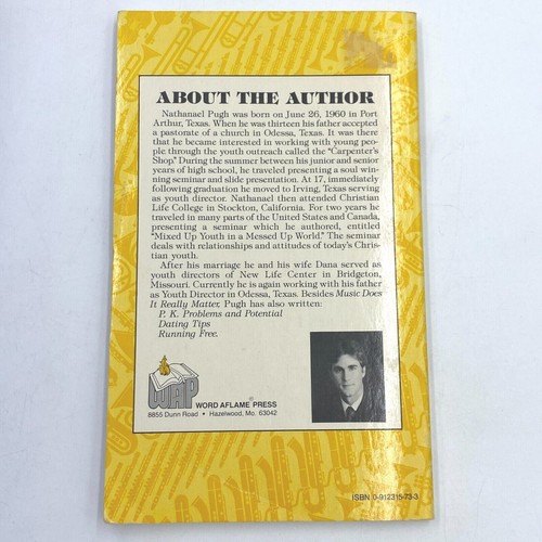 Music Does It Really Matter Nathanael Pugh Paperback Word Aflame Press 1984 BK8 - Picture 4 of 4