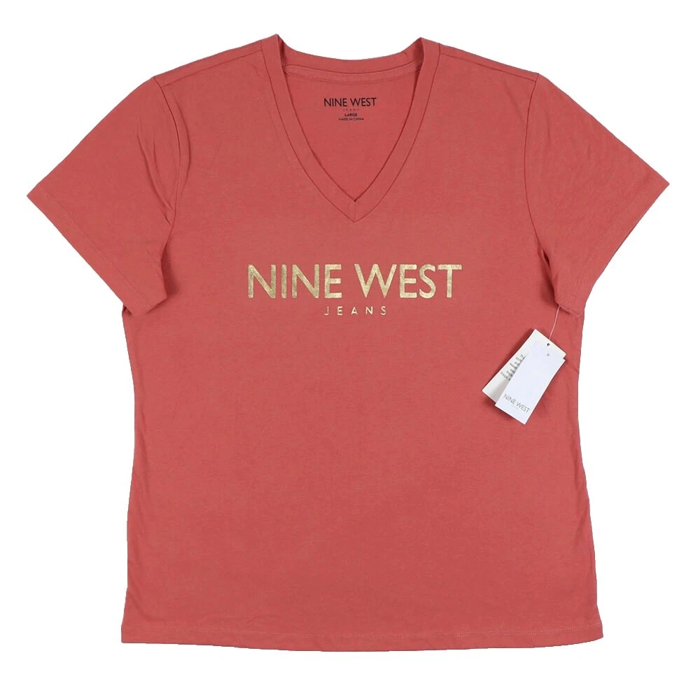 Tops Sólido Algodón Nine West para Mujeres