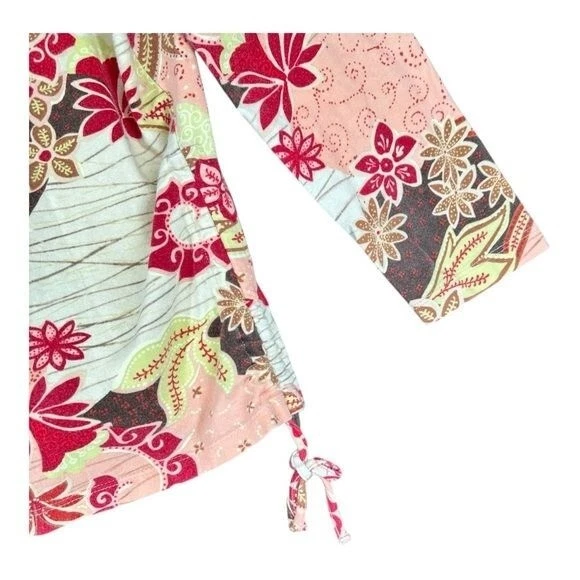 Caribbean Joe Women’s PS Petites Paisley Top Abstract Art Mature Casual Stretch - Image 4 of 4