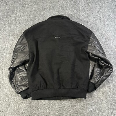 ジャケット・アウター 00s archive BARENCIAGA short melton coat MGM Grand ELX Show Staff Varsity Jacket Size Small Men's