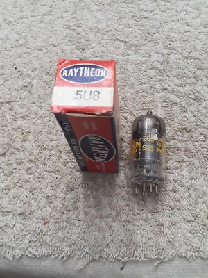 NOS Raytheon 5U8 Vacuum tube