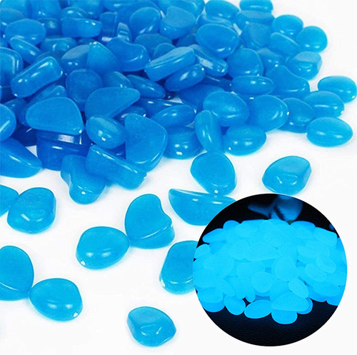 Oubest Fish Tank Rocks Glow Blue/Glow in the Dark Pebbles for Garden/Fish Tank/A - Picture 10 of 12