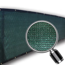90% Balcony Privacy Screen Fence Windscreen Privacy Screen Shade Cover w/Zip Tie
