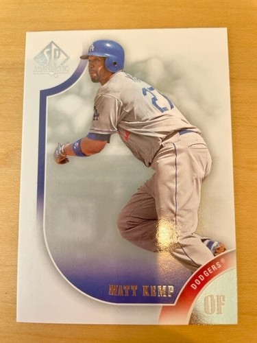 Matt Kemp 2009 Upper Deck SP Authentic #61 Los Angeles Dodgers