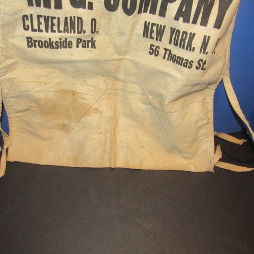 Vintage Fanner Manufacturing Cleveland Ohio NY NY Factory Apron - Picture 3 of 6