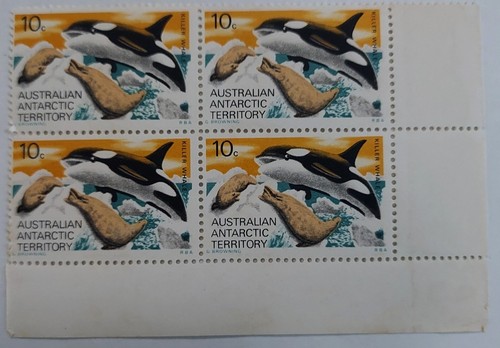 Multiples of AAT stamps featuring "The Food Chain" in Antarctica, 1973, unused - Picture 2 of 8