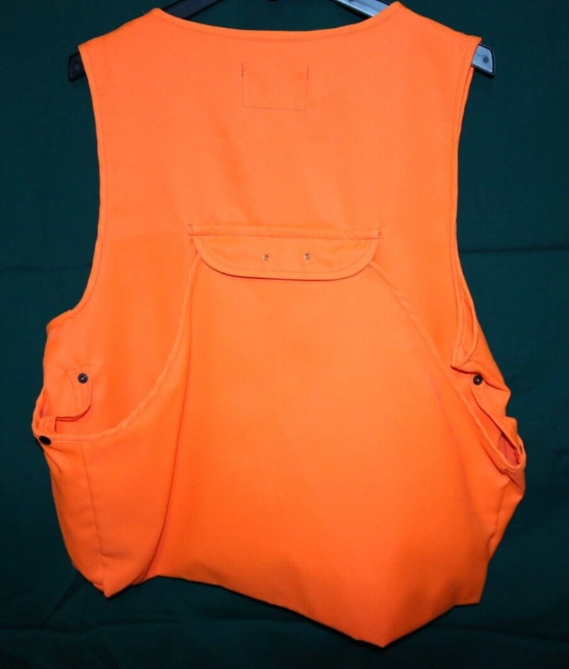 NEW w/TAG XL Ideal sportswear blaze orange hunting vest, Made in U.S.A. NICE! - Image 4 of 4