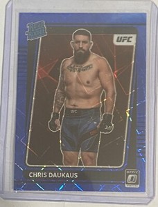 2022 Donruss Optic UFC CHRIS DAUKAUS Rated Rookie Blue Velocity Prizm #106