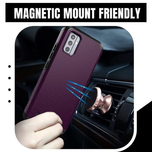 For Nokia G42 Tough ShockProof Hybrid Case Phone Cover + Tempered Glass - 第 8/14 張圖片