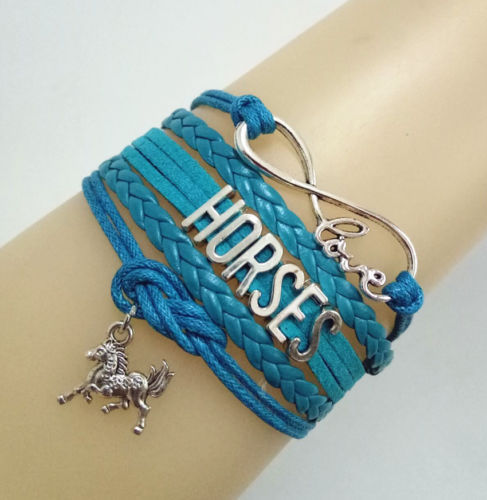 Infinity Love CABALLOS con Lindo Brazalete Dije Caballo Multicolor Nuevo Seguimiento Gratuito - Imagen 11 de 21