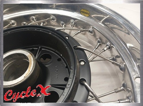 Honda cb750 sohc F model refurbished rear wheel. Cafe, Chopper, Drag bike. - Imagen 14 de 14