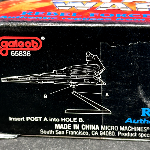 Star Wars Micro Machines Rebel Forces Juego de Regalo Edición Especial Galoob 1994 - Nuevo en Caja - Imagen 8 de 8