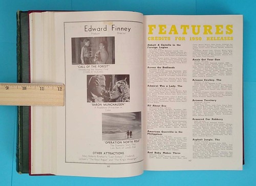 The Film Daily Year Book of Motion Pictures 1951 & 1952 -2 books (A590) - Picture 14 of 24