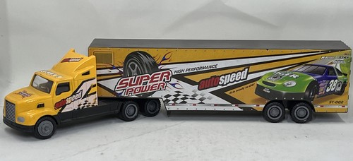 SUPER RACING Auto Speed Yellow TRAILER 11” - Picture 2 of 14