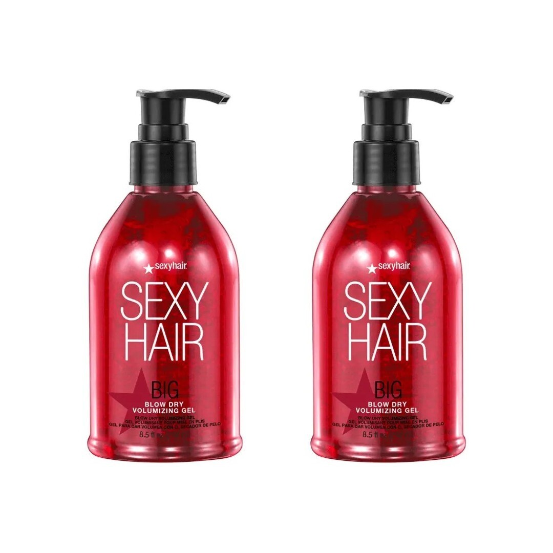 Гель для придания объема Sexy Hair BIG Blow Dry, 8,5 унций (упаковка из 2 штук)