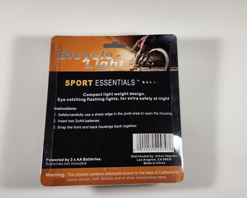NEW BIKES SPORT ESSENTIALS BICYCLE LIGHT 5 LED FLASH AND STEADY MODES - Picture 4 of 5