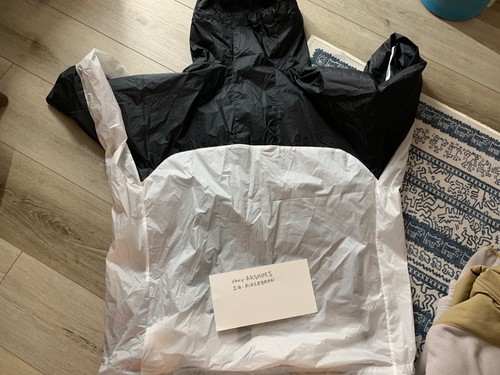 RARE SAMPLE Nike ACG Cinder Cone Windproof Jacket db0978-045 XL Black White - Picture 2 of 8