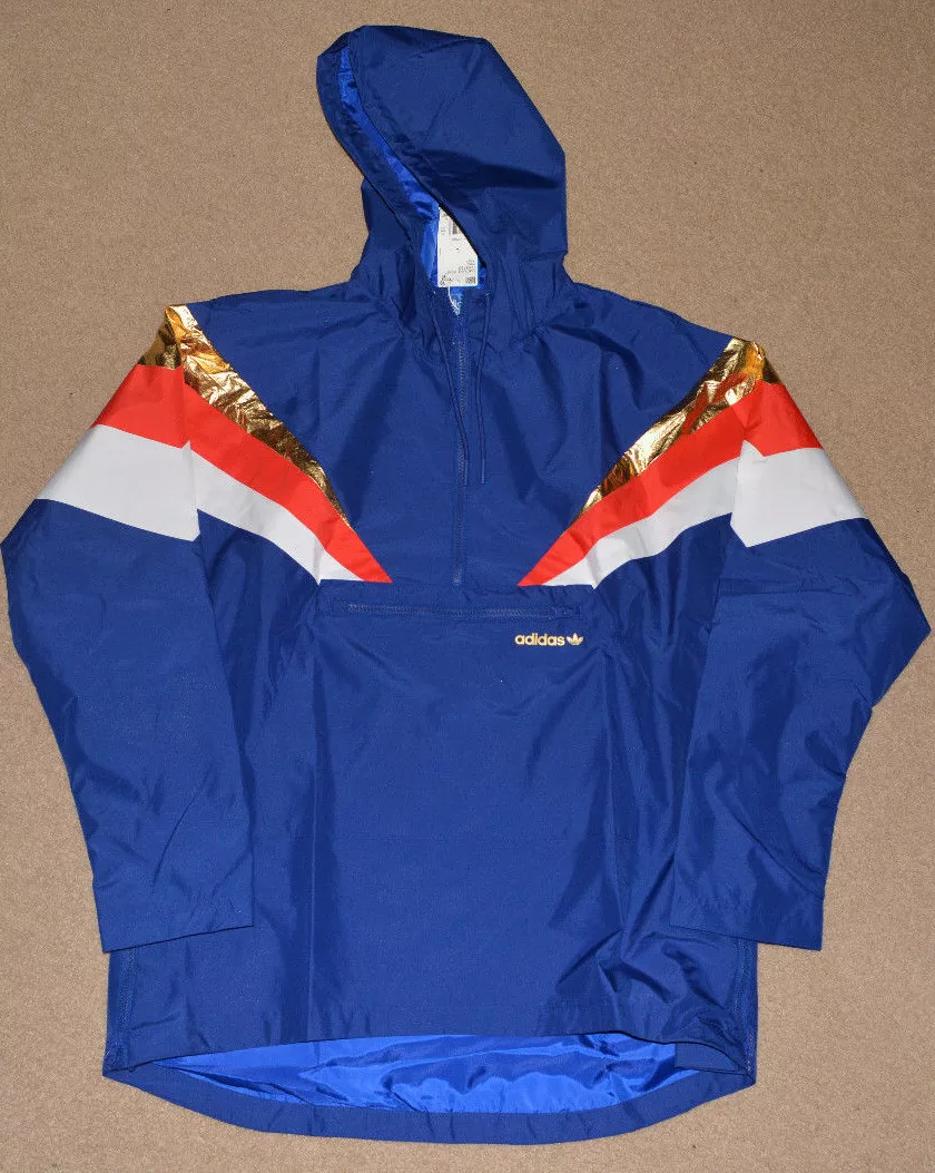 Adidas gold blue red clearance jacket