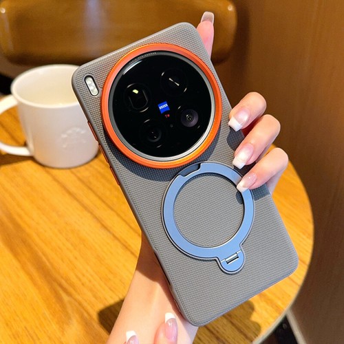 For Vivo X200 X100 Pro Mini X200 Ultra Magnetic Kickstand Metal+TPU+PC Back Case - Picture 9 of 15