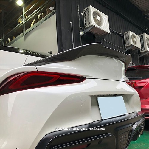 NEW Style Forged Carbon Rear Trunk Spoiler Wing For Toyota Supra A90 A91 MK5 20+ - Picture 11 of 18