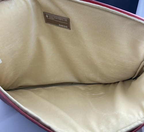 NIDOO Laptop Sleeve Water-Resistant Computer Case Portable Carrying Bag Burgundy - Picture 6 of 9