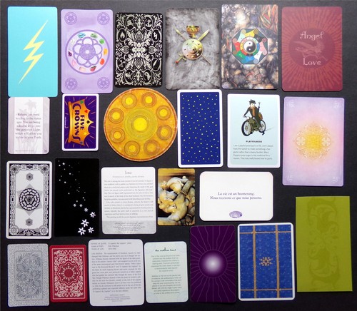 TAROT CARDS: 24 Single Mixed Card Lot, Fortune Mystic Oracle Animal, SET #DD-021 - Picture 2 of 2