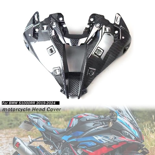 Carbon Fiber Head Nose Cowl Headlight Air Intake Cover For BMW S1000RR 2019-2024 - Bild 1 von 5
