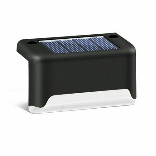 4 Solar LED Bright Deck Lights Outdoor Garden Patio Railing Decks Path Lighting - Picture 3 of 12
