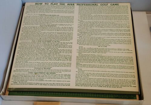1962 APBA Professional Golf Game Complete With Extra Card Set (32ATG) Nice! - Picture 4 of 12