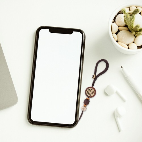 Bodhi Phone Chains Cellphone Chain Holder Christmas Gift Wrist Strap Pendant - 第 10/12 張圖片