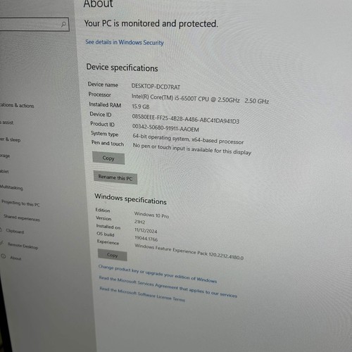 Lenovo ThinkCentre M700 i5-6500T 2.50GHz 16GB RAM 512GB SSD - Bild 9 von 9