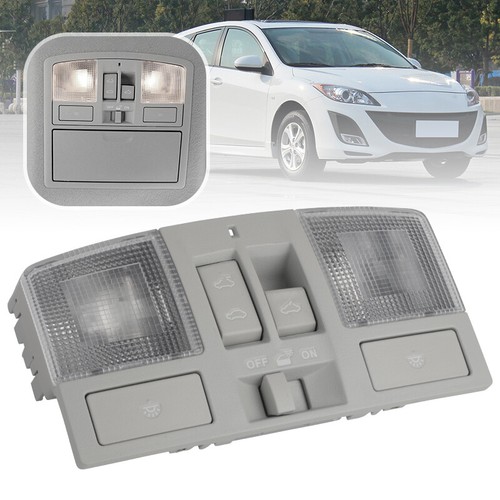Console Map Lamp Light w/ Sunroof Switch Fit For Mazda 3 2010-2013 BBM6-69-970 - Foto 11 di 12