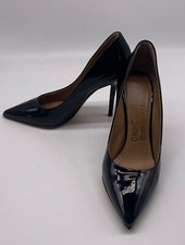 Salvatore Ferragamo Women Black Patent Leather Pointed Toe High Heel Pump sz 6 C