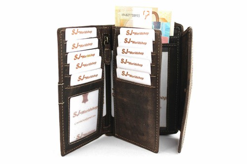 Damen Echt Leder Portemonnaie Portmonee Geldbörse Geldbeutel Etuis Wallet RFID - Bild 19 von 96