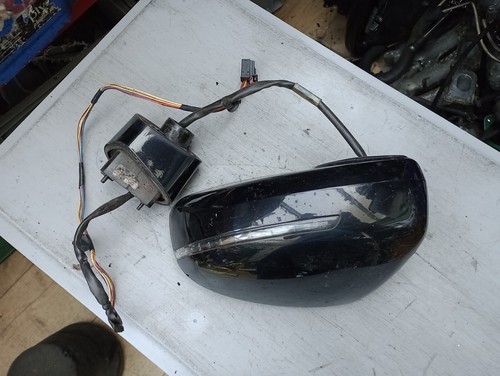 AUDI TT MK2 8J LEFT SIDE WING MIRROR COMPLETE ELECTRIC BLACK LZ9Y