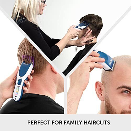 Cordless Hair Clipper Kit, Neck Duster, Colour Coded Combs, Hair - Picture 5 of 5