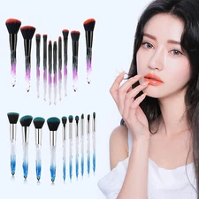 10x Pro Make Up Brush Soft Bristles Makeup Brushe Eyeliner Eyebrow Lip Brush Set