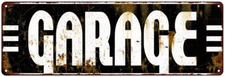 Garage Garage Shop Vintage Looking Metal Sign 106180069016