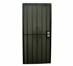 Grisham 34 In X 80 In 808 Series Black Protector Security Door