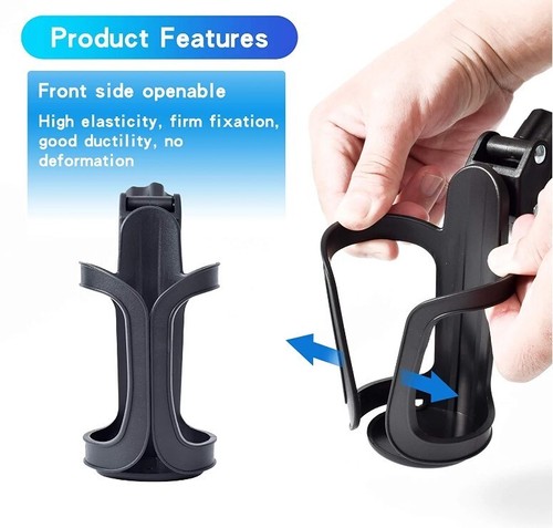 Cup Holder Replacement for Kolcraft Stroller Drink Water Bottle Baby Toddler Mom - Picture 2 of 8