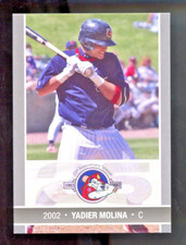 YADIer Molina 2002 / 2007 Multi Ad Peoria Chiefs 25th Anniversary Minors RARE