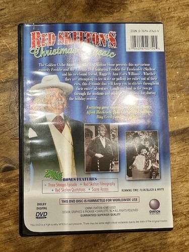 VINTAGE DVD RED SKELTON'S CHRISTMAS CLASSIC FREDDIE FREELOADER BING CROSBY - Foto 2 di 3
