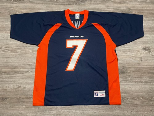 John Elway #7 Denver Broncos NFL Vintage 90s Logo 7 Football Trikot Herren Large