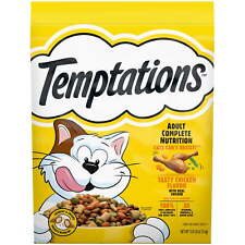 13.5 lb. Bag Temptations Tasty Chicken Flavored Adult Dry Cat Food 1.40 per pound