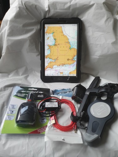 10.1 TAB A T580 CHARTPLOTTER IN CASE.CHARTED UP FOR A FULL CIRCUMNAV 5770 CHARTS - Picture 3 of 18