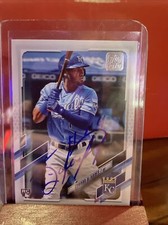Edward Olivares Auto 2021 Topps Royals Pirates 
